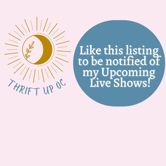 Like this post to be notified of my Upcoming Live Shows!! - Picture 1 of 1